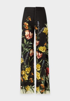 Alice + Olivia, DYLAN WIDE LEG PANT - Stoffhose - black