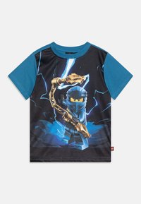 LEGO® kidswear - LWTANO - T-shirt med print - middle blue Miniatyrbild 1