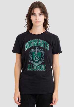 Cotton Soul, HARRY POTTER HOGWARTS SYLTHERIN ALUMNI - Print T-shirt - black