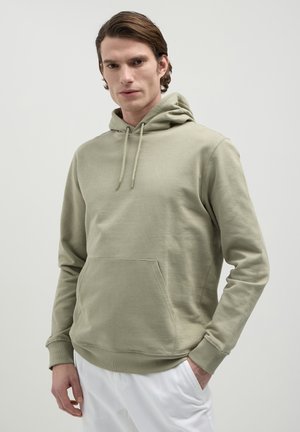 CON TINTA UNITA  - Sweat à capuche - verde