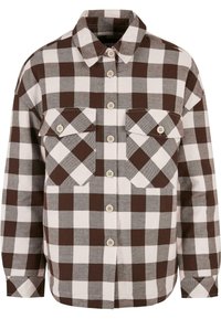 LANGARM - Skjortebluse - pink brown