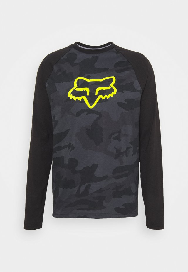 TOURNAMENT CAMO TECH TEE - Langærmede T-shirts - black