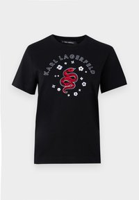 Apdrukāts T-krekls - black