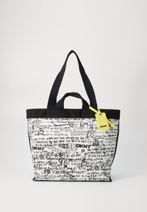 BRADY DOUBLE HANDLE TOTE - Tote bag - black/daffodil
