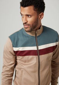 4funkyflavours Sudadera con cremallera - beige