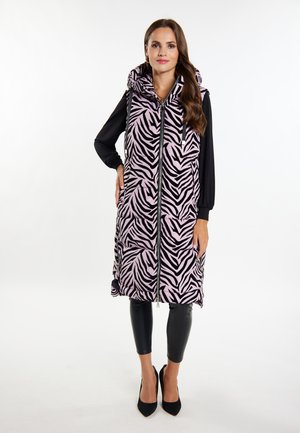 faina, Bodywarmer - mauve zebra