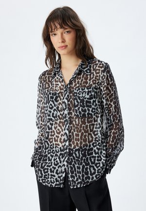 Koton LEOPARD - Hemdbluse - black