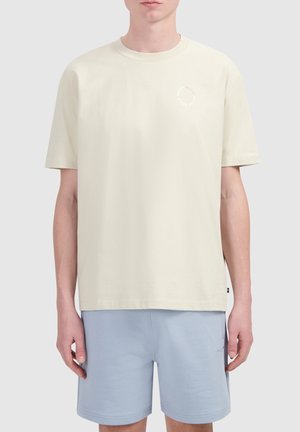 LOOSE FIT CREWNECK - T-Shirt print - sand