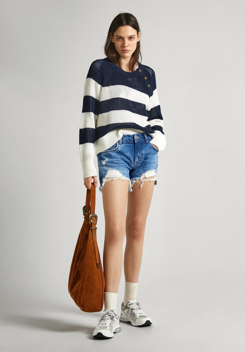 Pepe Jeans Jeansshort blauw denim/bluedenim Pepe Jeans Jeansshort blauw denim/bluedenim