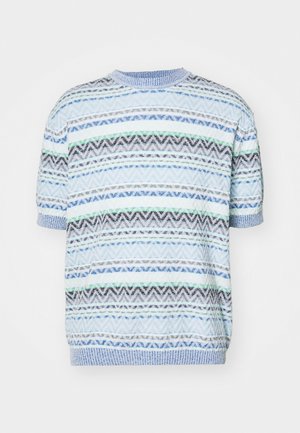 Missoni SHORT SLEEVE - T-shirt imprimé - light blue tones