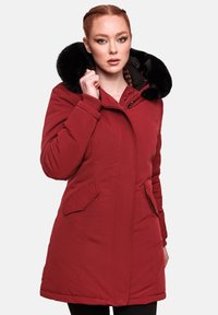 Marikoo - KARMAA - Manteau d'hiver - blood red with black fur Image miniature 1