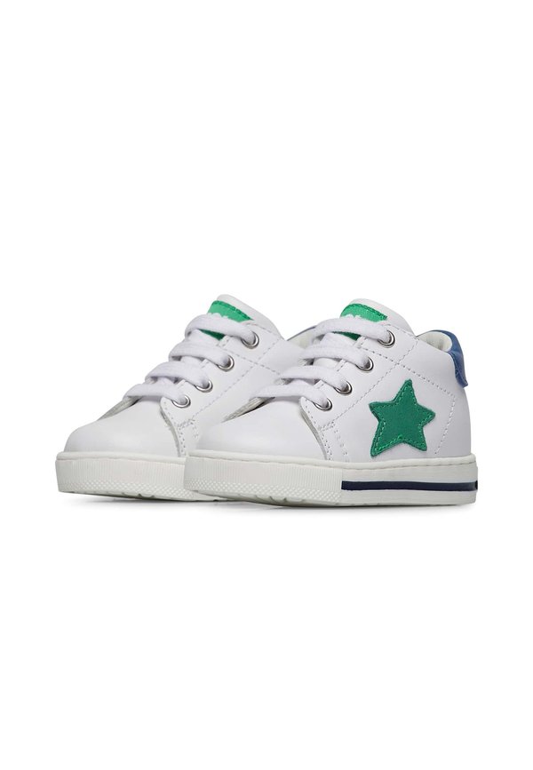 SASHA-SNEAKER CON STELLA – Lauflernschuh – weiß grün