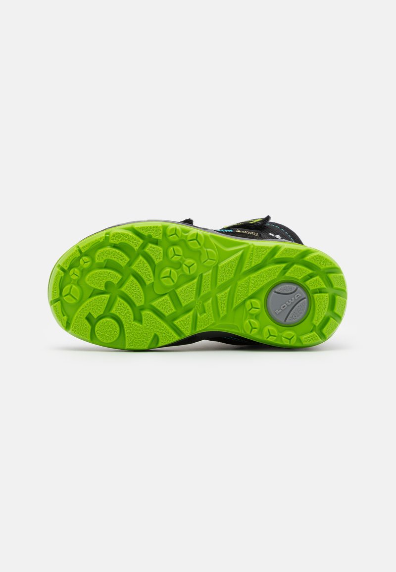 Kinder Wanderschuhe | Lowa MILO GTX MID Snowboot/Winterstiefel schwarz/türkis/schwarz - EQ68629 Kinder Wanderschuhe | Lowa MILO GTX MID Snowboot/Winterstiefel schwarz/türkis/schwarz - EQ68629