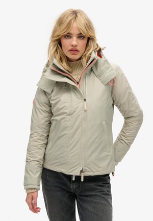 Superdry & Co, POP ZIP ARCTIC SD - Outdoor jacket - willow grey grid