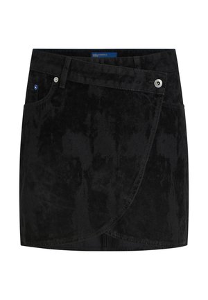 Karl Lagerfeld Jeans, MINI - Jupe trapèze - velvet denim