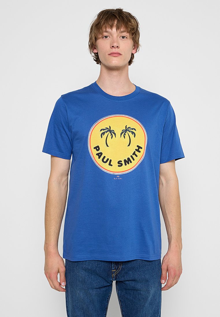 PS Paul Smith T-shirt print blauw
