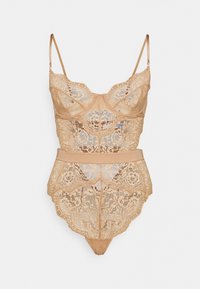 Ann Summers - BIRTHDAY SUIT HOLD ME TIGHT - Bodi - nude Minijatura 1