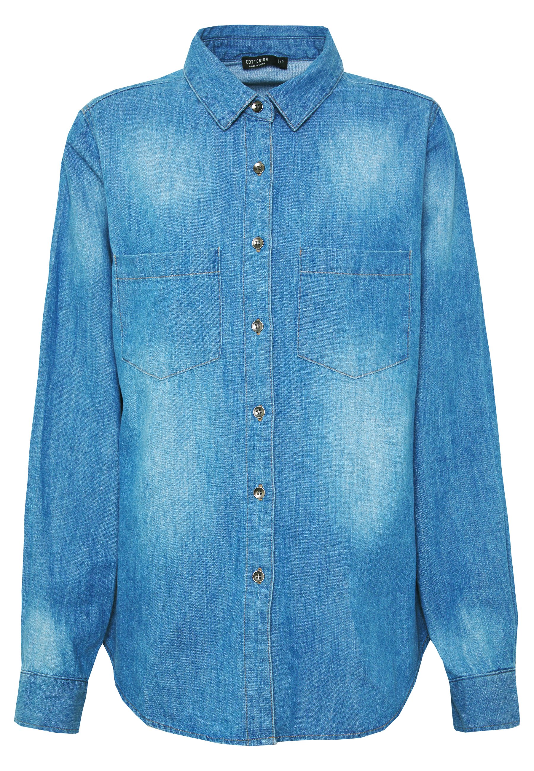 Cotton On Skjorte mid blue wash Zalando.no Cotton On Skjorte - mid blue wash