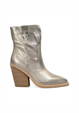 Cowboy-/Bikerstiefelette - bronce