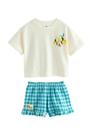 DISNEY MINNIE AND MICKEY SHORT SLEEVE SET - Shorts - ecru white