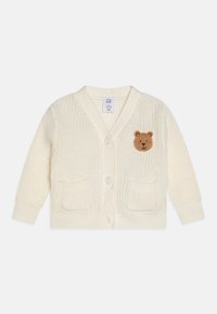 GAP NOVELTY GARTER BABY UNISEX - Strickjacke - ivory frost