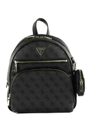 Guess POWER PLAY TECH  - Zaino - coal logo