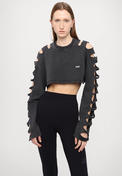 MM6 Maison Margiela SALOMON PANTS - Pajkice – hlače - deep black