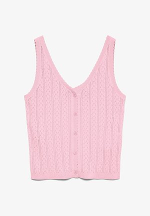 Vero Moda, GESTRICKTES OBERTEIL VMLUX GESTRICKTES OBERTEIL - Débardeur - pink-a-boo