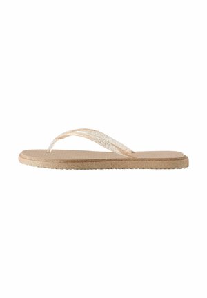 REGULAR FIT - FLIP FLOPS - Bade-Zehentrenner - rose gold glitter