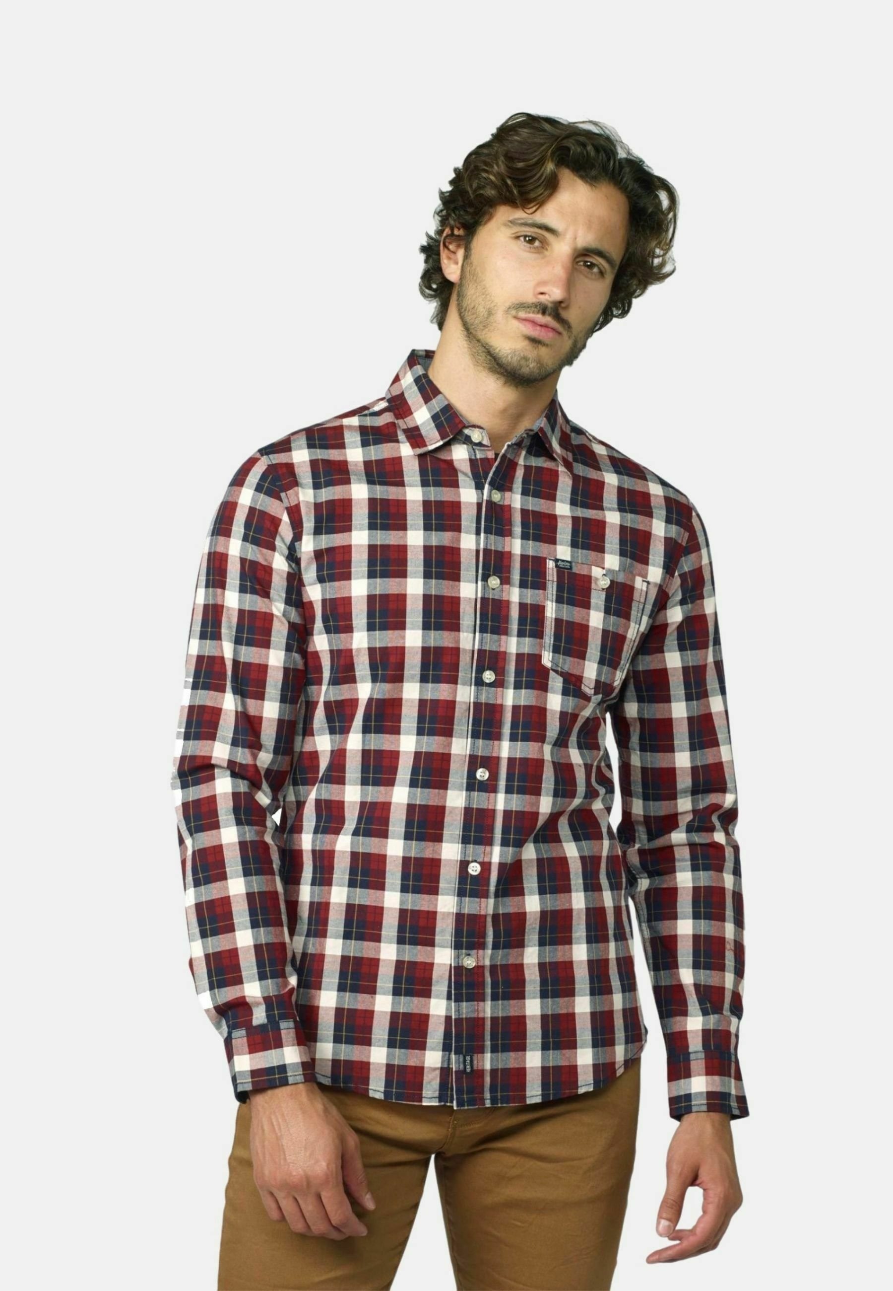 KOROSHI Regular fit Camicia in Nero | ABOUT YOU