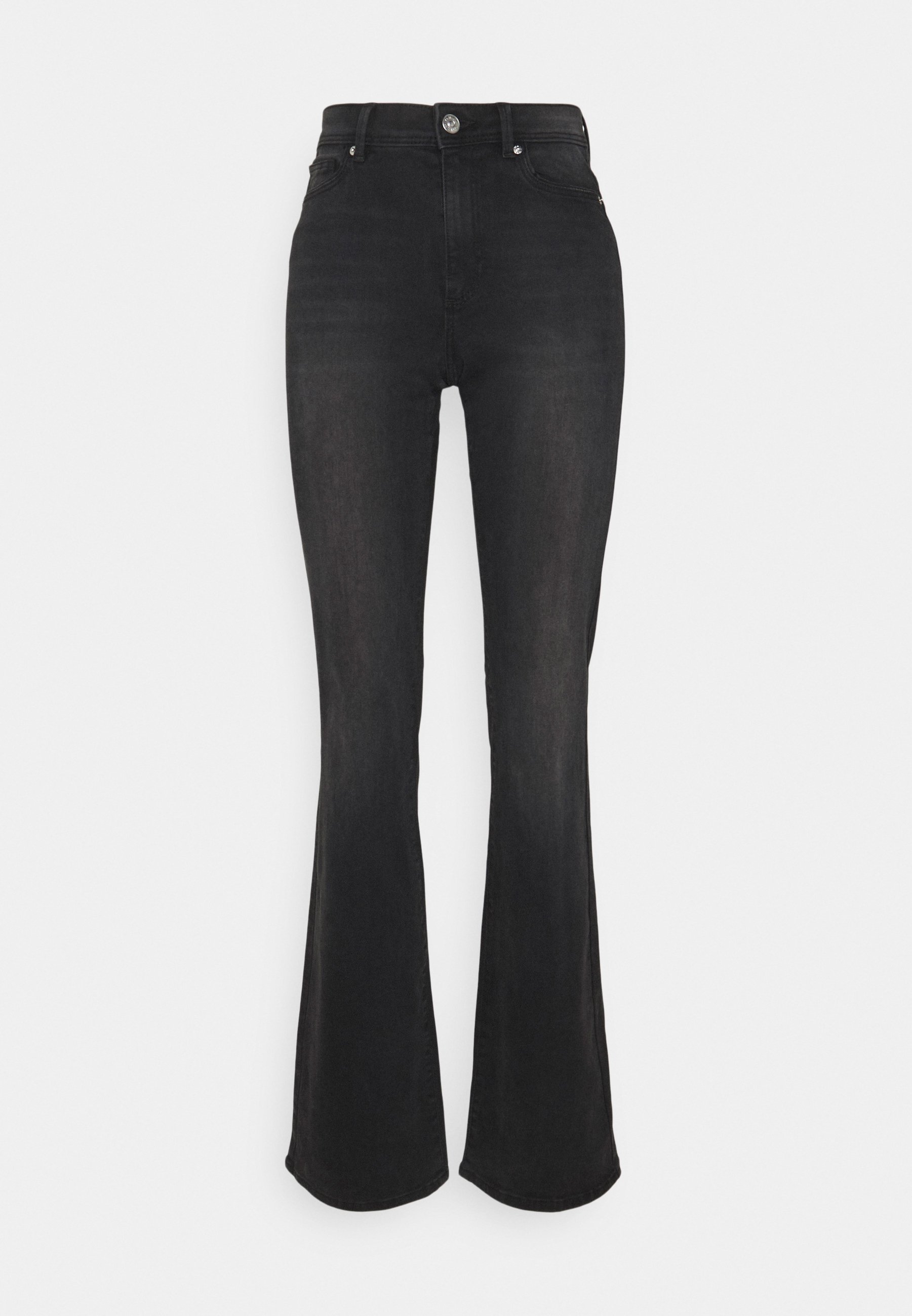 Damer ONLWAUW LIFE MID FLARED - Flared jeans Damer ONLWAUW LIFE MID FLARED - Flared jeans