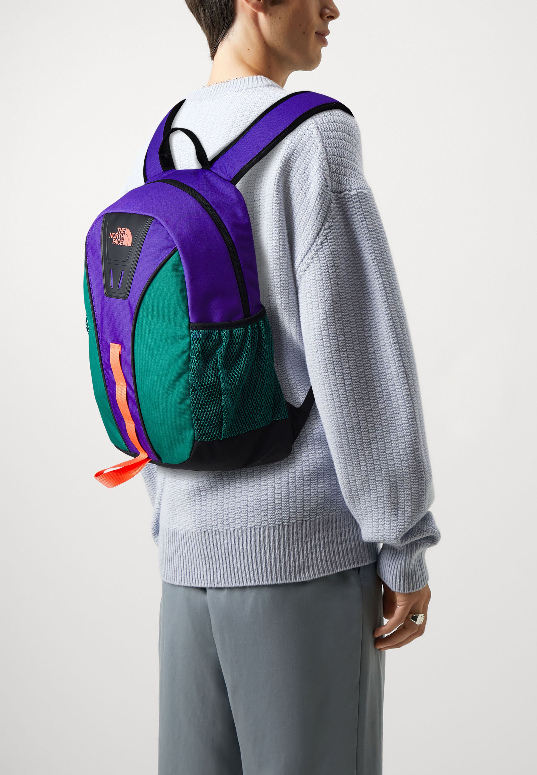 The North Face DAYPACK UNISEX - Rucksack - purple/green/radiant 