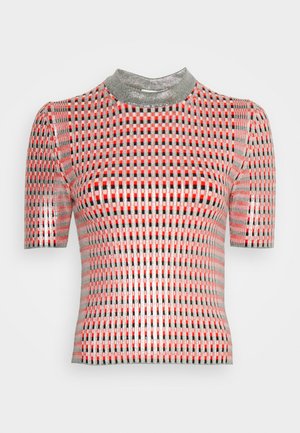 Rabanne PULL - T-shirt imprimé - light red