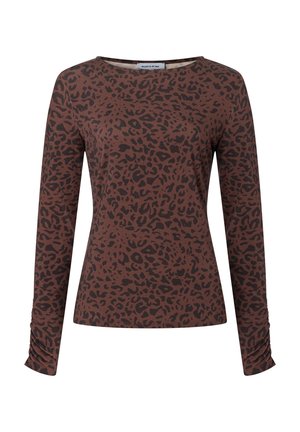 More & More, MORE & MORE STYLISHES, SCHMALES LEOSHIRT - Long sleeved top - leo print