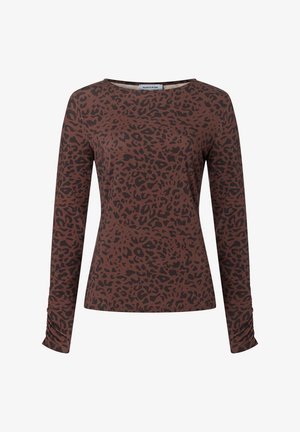 More & More, MORE & MORE STYLISHES, SCHMALES LEOSHIRT - Long sleeved top - leo print