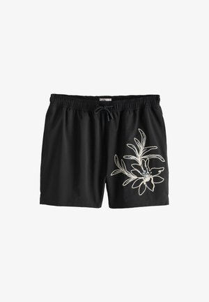 Next, REGULAR FIT - FLORAL GRAPHIC SWIM SHORT . - Badeshorts - black floral
