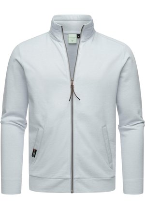 Felpa con zip - light grey