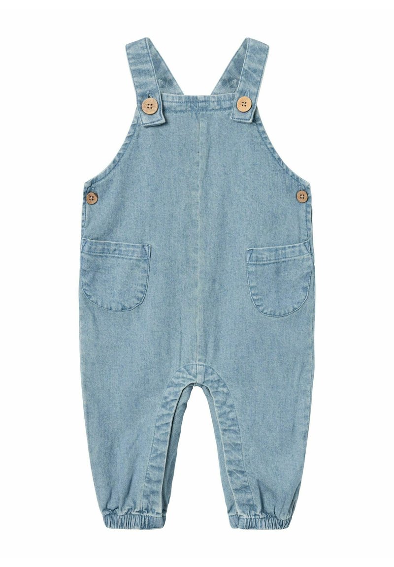 Abito A Salopette In Denim - Blu Denim/fiori - BAMBINO | H&M IT - Foto 4
