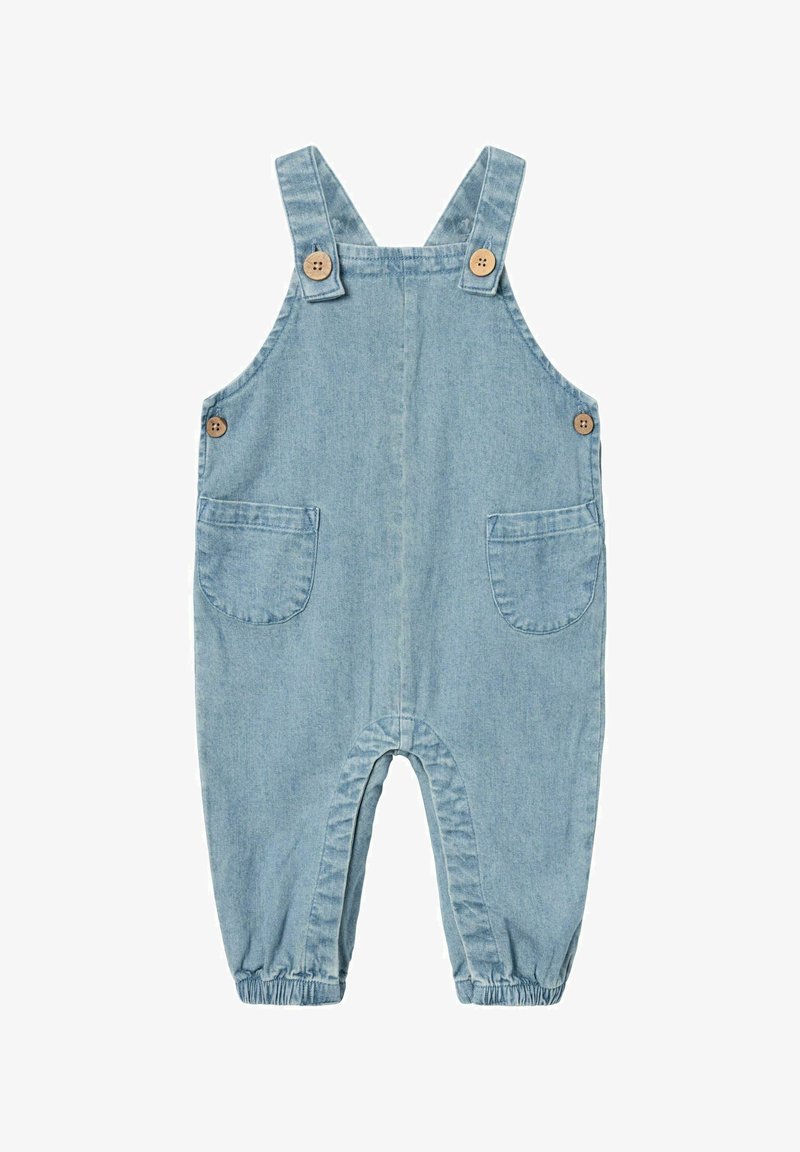 Abito A Salopette In Denim - Blu Denim/fiori - BAMBINO | H&M IT - Foto 4