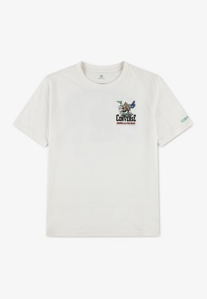 Converse, VARCITY WHIMSY SS TEE - T-shirt imprimé - egret