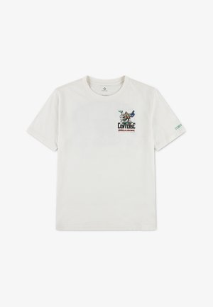 Converse, VARCITY WHIMSY SS TEE - Μπλουζάκι με στάμπα - egret