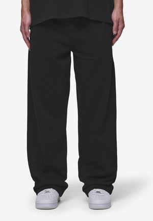 LEONO LOOSE - Verryttelyhousut - washed black virtual pink gum