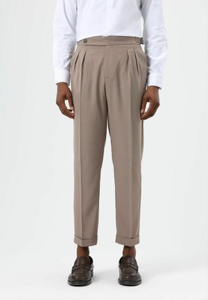 REGULAR FIT - Broek - mink