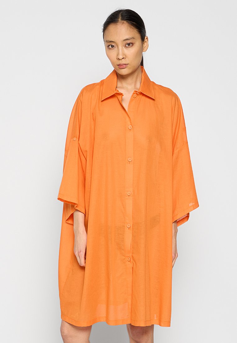 La Perla Blusenkleid orange