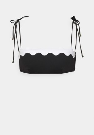 Seafolly GIA RIC RAC BUSTIER BANDEAU - Bikinio viršutinė dalis - black