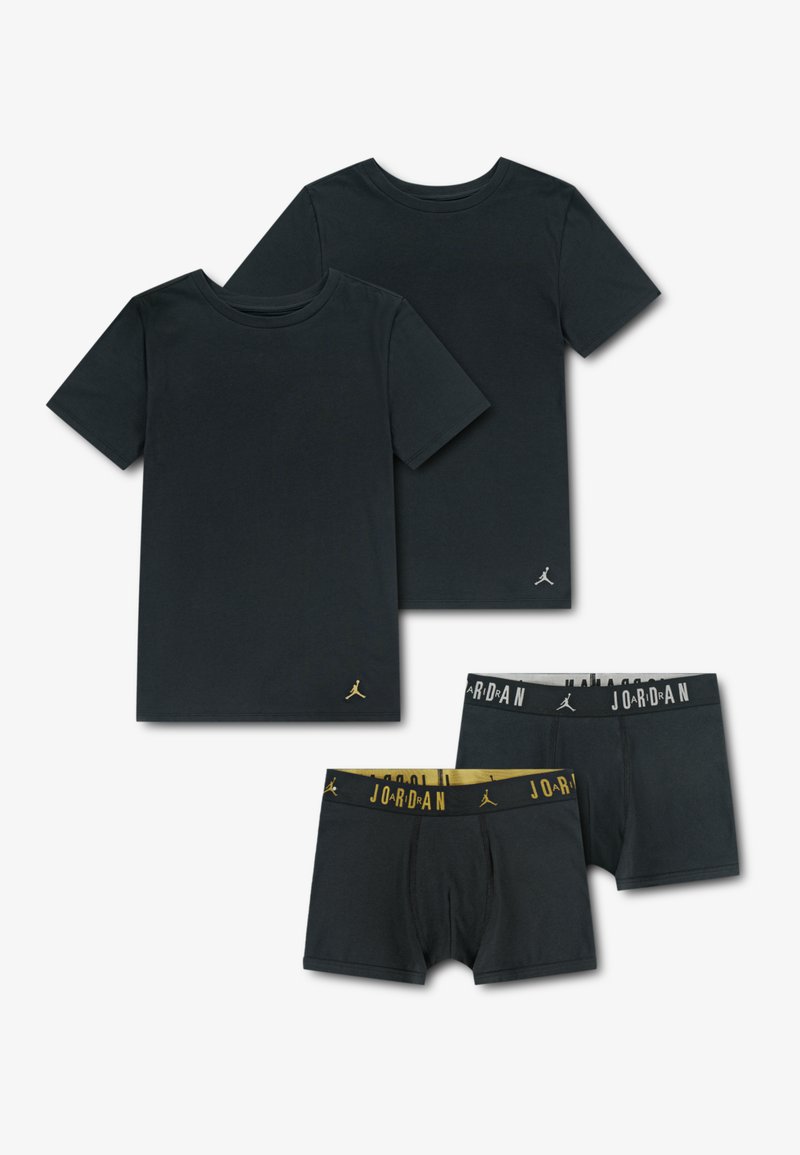 Jordan BOYS BASICS 2 PACK SET - Set intimo coordinato - black/nero ...
