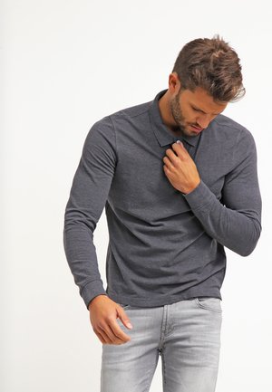 Polo - dark grey melange