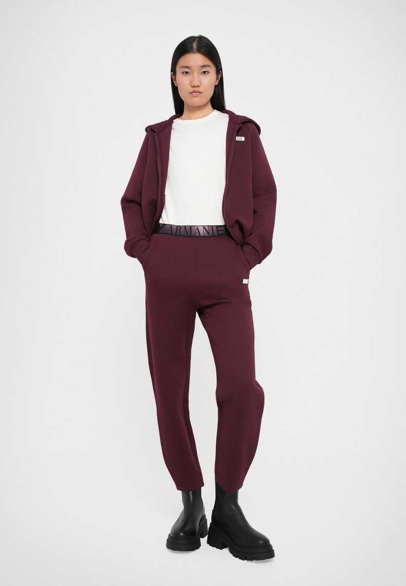 Robe Pull Assymétrique MALLONI Bordeaux – Taille L, Coton Stretch, Neuf Sans étiquette
