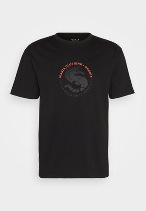 Makia URSUIT - Trükipildiga T-särk - black