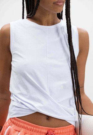 Hey Honey, HEY HONEY TEES & TANKS CROPPED TOP - Top - white